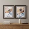23" X 27" Brushed Silver Frame Watercolor Poppy (Set Of 2)