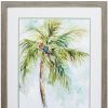 27" X 33" Woodtoned Frame Palm Breezes I