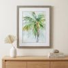 27" X 33" Woodtoned Frame Palm Breezes Ii