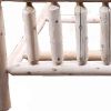 Natural Unfinished Post Cedar Log Twin Bed