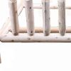 Natural Clear Finish Low Post Cedar Log Twin Bed