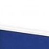 71" Blue Iron Folding Six Panel Screen Room Divider