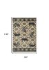 8' X 10' Ivory And Gray Woodland Lodge Area Rug
