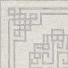 9' X 12' Ivory And Gray Wool Geometric Hand Tufted Area Rug