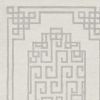 9' X 12' Ivory And Gray Wool Geometric Hand Tufted Area Rug