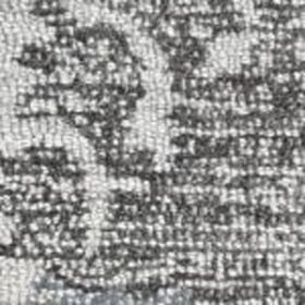 8' X 11' Ivory Gray And Green Wool Floral Hand Tufted Area Rug