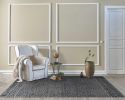 5' X 7' Gray And Black Wool Geometric Hand Tufted Area Rug