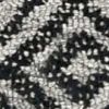 7' X 10' Gray and Black Wool Geometric Hand Tufted Area Rug