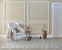 8' Gray And Light Gray Wool Geometric Hand Tufted Runner Rug