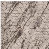10' X 13' Ivory And Brown Geometric Area Rug