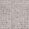 7' Gray And Black Abstract Area Rug