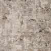 4' X 5' Beige Tan And Gold Abstract Area Rug