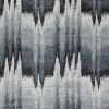 8' X 11' Ivory Blue and Gray Abstract Area Rug