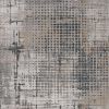 10' X 13' Ivory Navy and Gray Abstract Area Rug