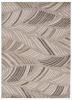 3' X 5' Beige And Brown Tropical Botanical Area Rug