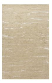 8' X 10' Tan and Ivory Wool Abstract Hand Tufted Area Rug