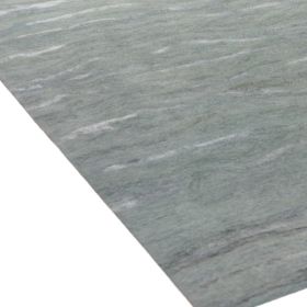 8' X 10' Slate Gray And Ivory Wool Abstract Hand Tufted Area Rug