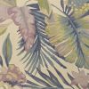 9' X 12' Green Pink And Purple Wool Tropical Botanical Hand Tufted Area Rug
