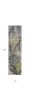 10' Ivory Blue And Green Wool Tropical Botanical Hand Tufted Runner Rug