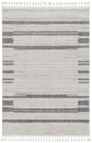 12' X 15' Gray and Ivory Abstract Area Rug