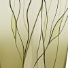 8" Green Cylinder Crystal Glass Table Vase
