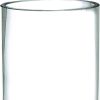11" Clear Cylinder Crystal Table Vase