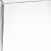 10" Clear Crystal Glass Rectangular Table Vase