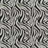 20" Black And White Zebra Iron And Resin Square Hanging Wall Tile