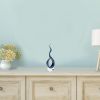 19" Blue and Green Murano Glass Modern Abstract Tabletop Sculpture