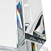 12" Clear Crystal Obelisk Statue