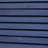 67" Dark Blue Solid Wood Folding Three Panel Screen Room Divider