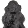 2' X 3' Black Shag Area Rug