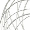 26" X 26" Silver Metal Circle