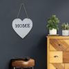 Home Gray Galvanized Cut Out Metal Wall Decor