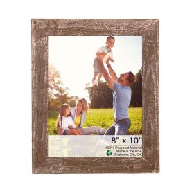 8" x 8" Gray Reclaimed Wood Tabletop Picture Frame