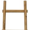 59" X 18" Brown Wood Hanging Dimensional Sculpture