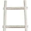 59" X 18" White Wood Hanging Dimensional Sculpture