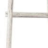 59" X 18" White Wood Hanging Dimensional Sculpture