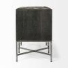 16" Dark Brown Solid Wood Console Table