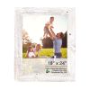 18" x 24" White Solid Wood Hanging Picture Frame