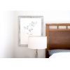 18" x 24" White Solid Wood Hanging Picture Frame