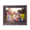 16" x 20" Black Solid Wood Hanging Picture Frame