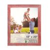 16" x 20" Red Solid Wood Hanging Picture Frame