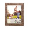 16" x 20" Espresso Solid Wood Hanging Picture Frame