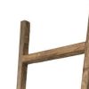 65" X 17" Gray Wood Hanging Dimensional Sculpture