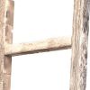 60" X 15" Gray Wood Hanging Dimensional Sculpture