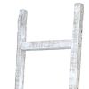 72" X 16" White Wood Hanging Dimensional Sculpture