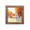 12" x 12" Espresso Solid Wood Tabletop Picture Frame