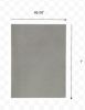 4' x 6' Gray Non Slip Rug Pad