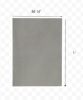 6' Round Gray Non Slip Rug Pad